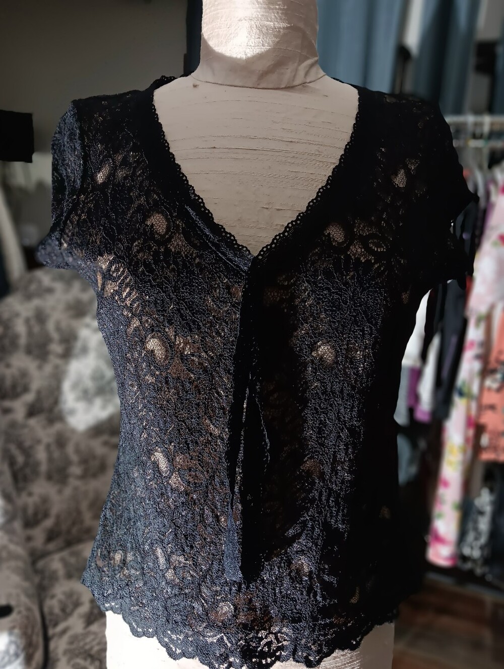 Emma James Lined Lace Top
